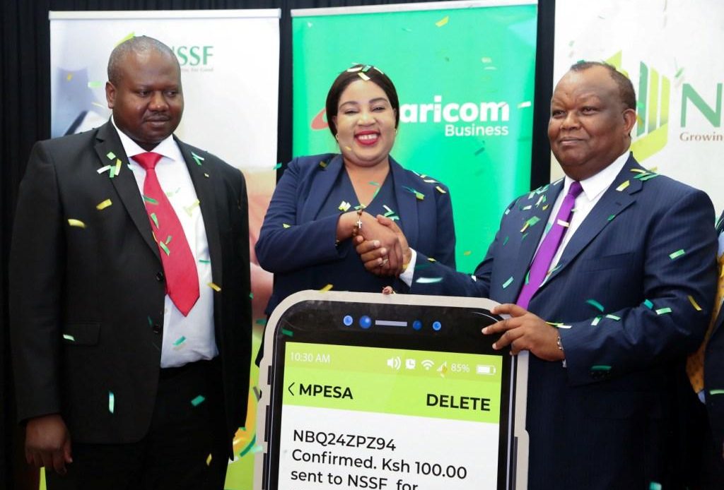 NSSF contribution through MPesa