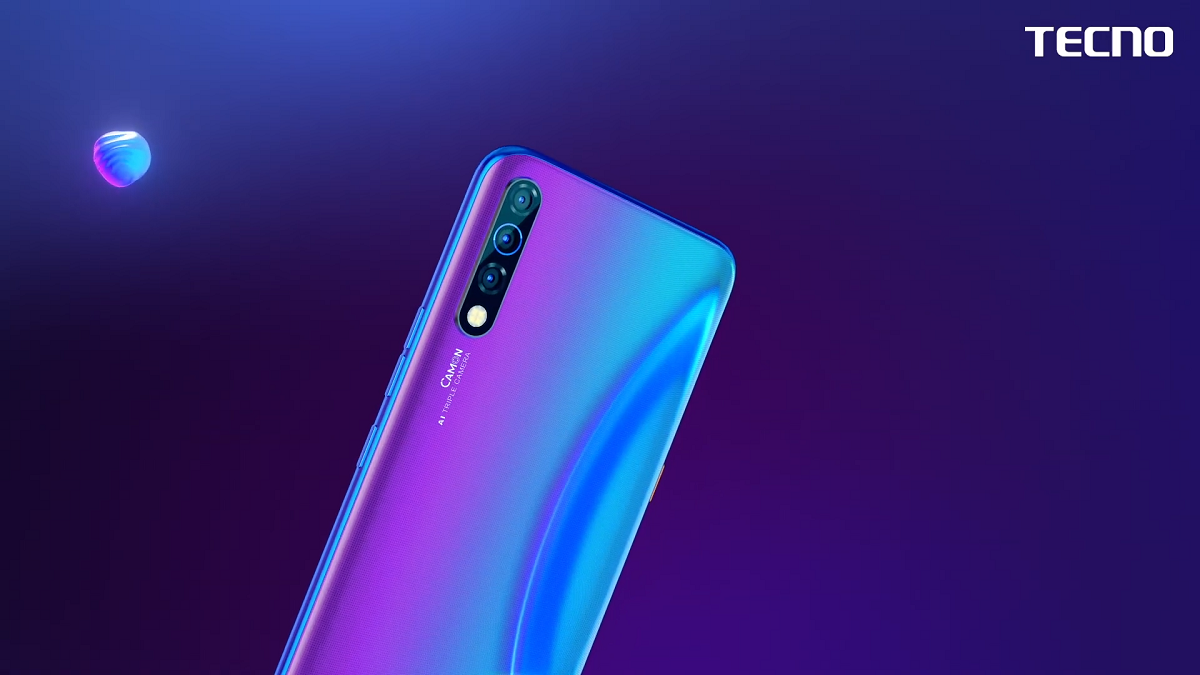 tecno camon 12 pro fingerprint