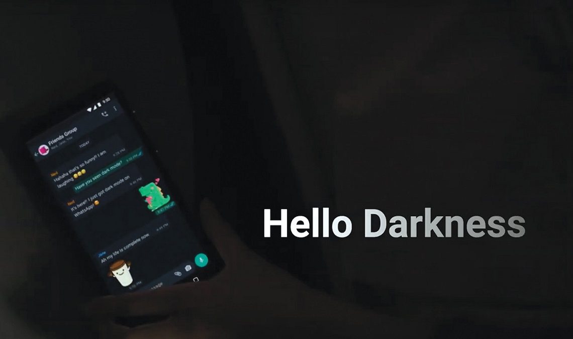 whatsApp dark mode