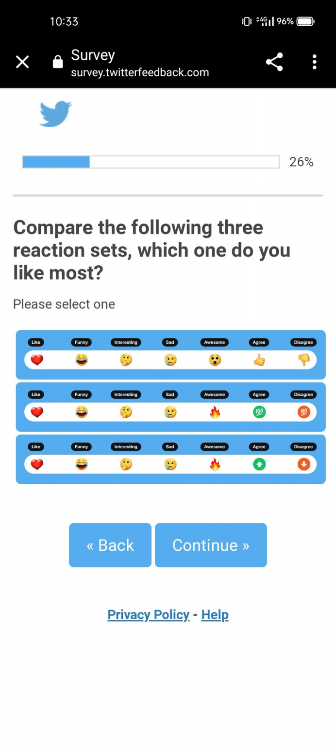 Twitter Tests Facebook-like Emoji Reactions | LaptrinhX / News