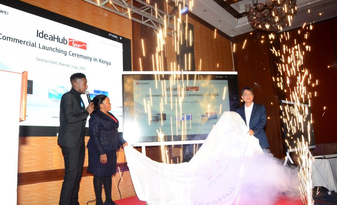 Huawei Kenya CEO and PS Dr. Margaret Mwakima at the Launch of Ideahub 2