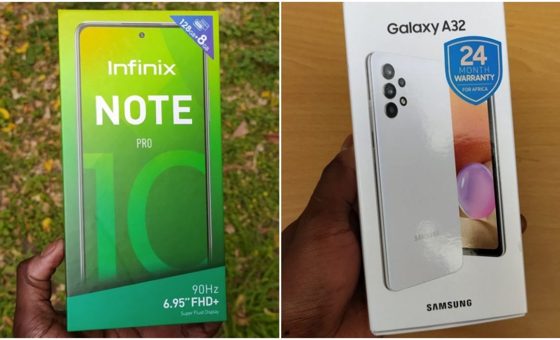 Infinix Note 10 Pro vs Galaxy A32