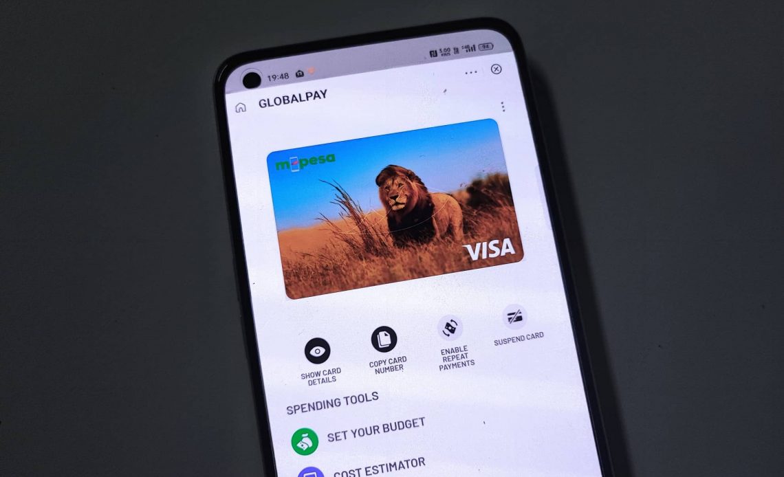 Safaricom VISA virtualcard