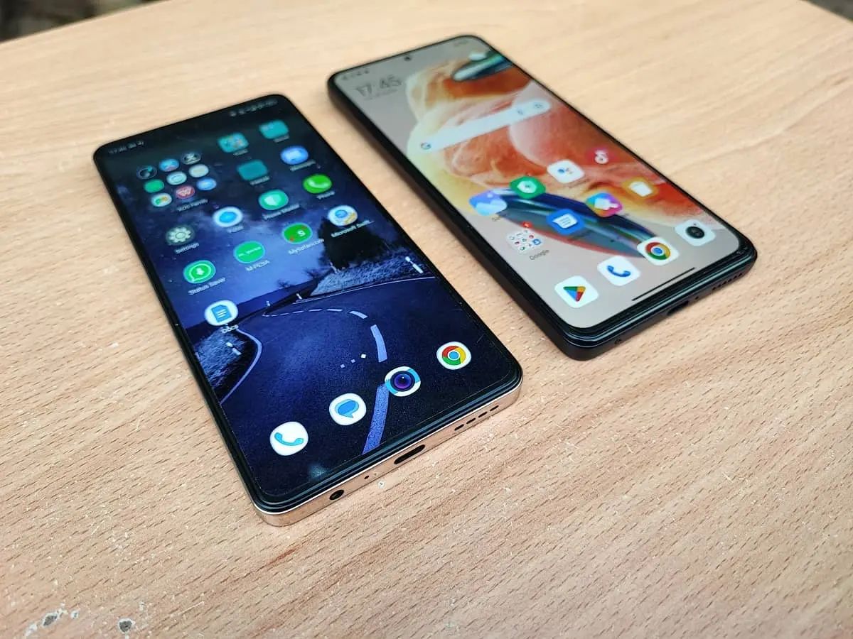 Infinix Note 30 Pro Vs Redmi Note 12 Pro screens-min