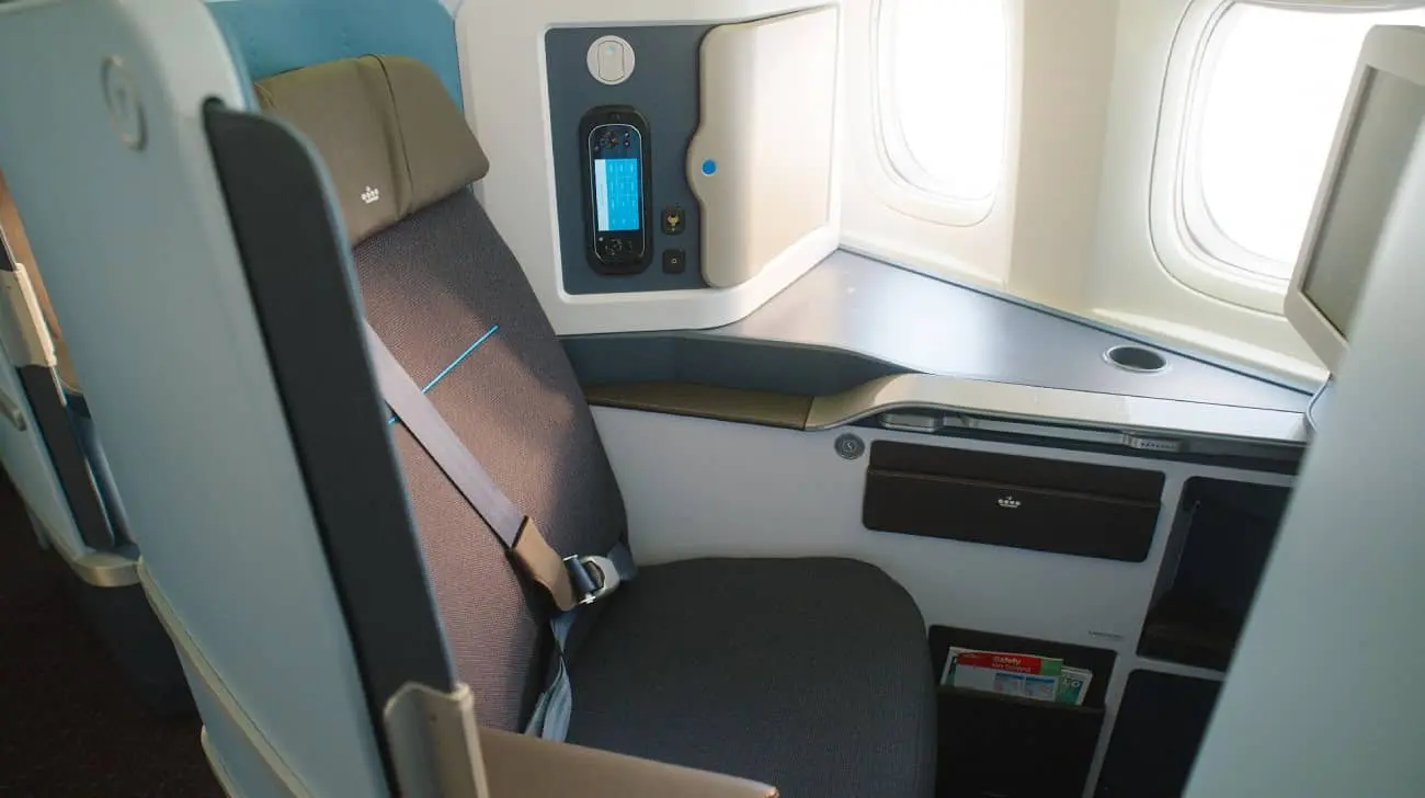 KLM Business Class Seats