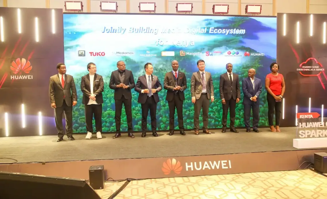 Huawei and Media Executives copy