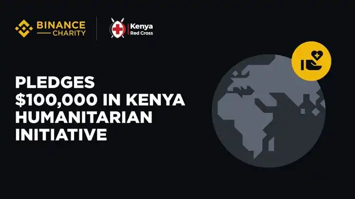 Binance humanitarian efforst kenya