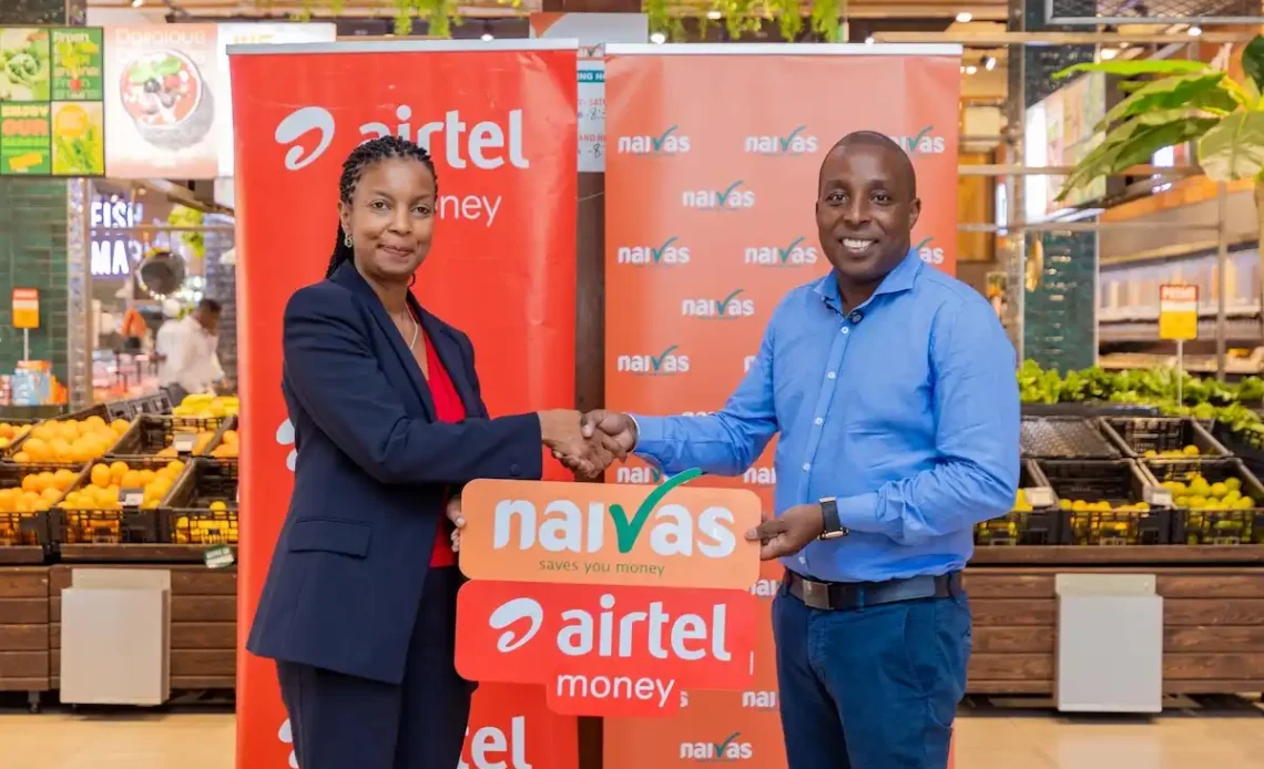 Airtel money Naivas partnership