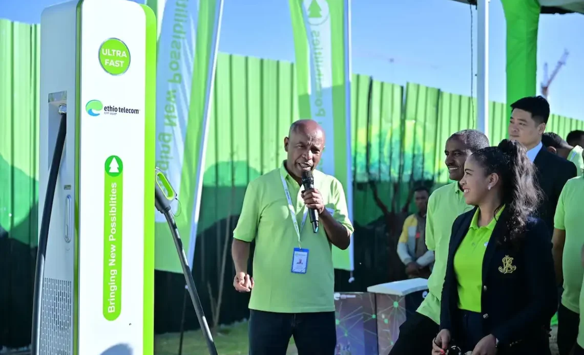 Ethio telecom EV charging station