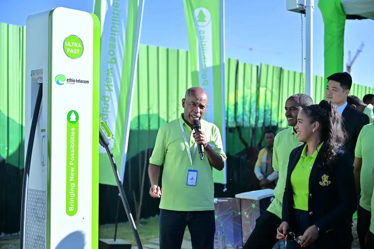 Ethio telecom EV charging station