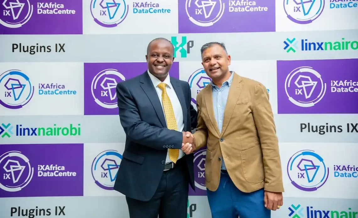 KenInvest CEO John Mwendwa and iX Africa Data Center CEO Snehar Shah