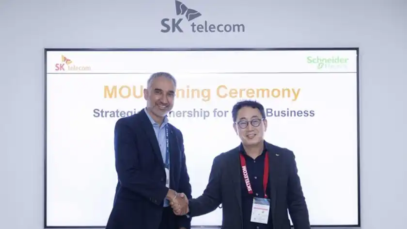 SK Telecom and Schneider Electric partnership